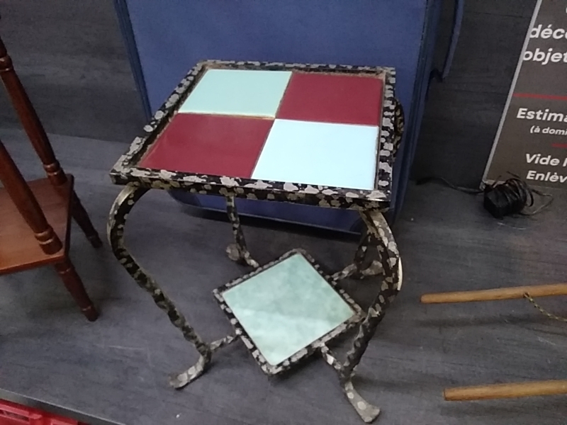 PORTE PLANTE FER FORGÉ 