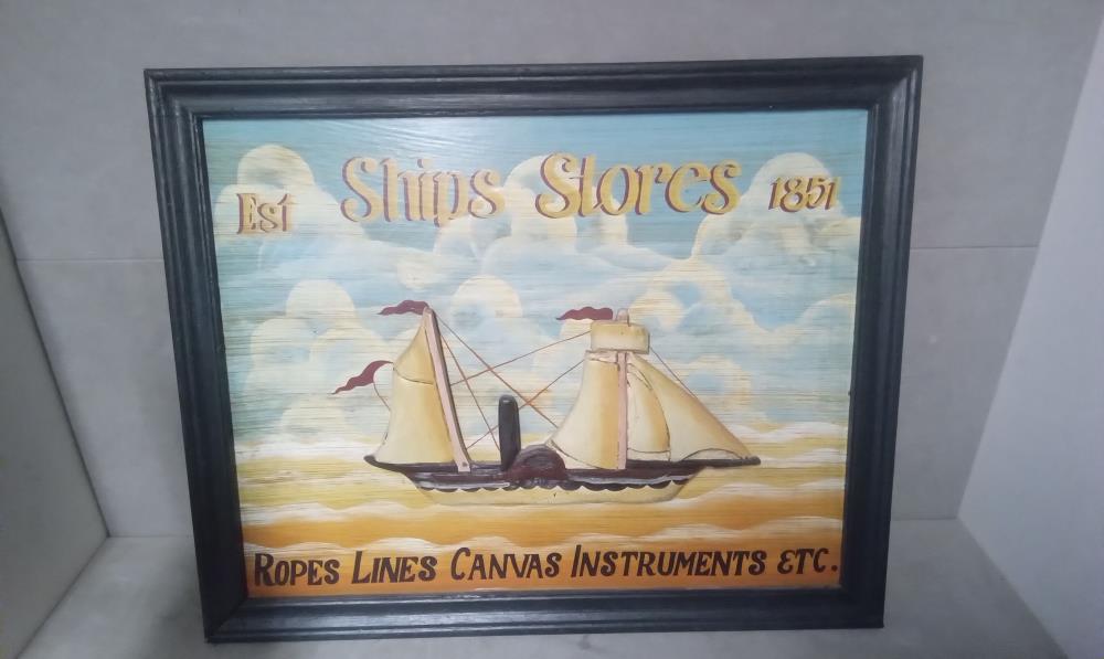 TABLEAU BOIS SHIPS STORES