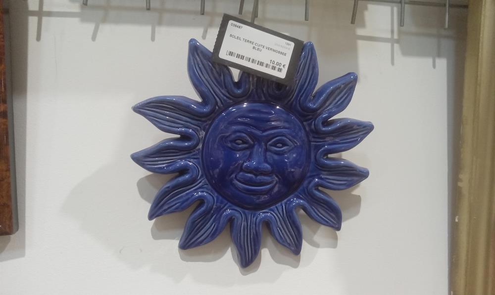 SOLEIL TERRE CUITE VERNIOSSEE BLEU