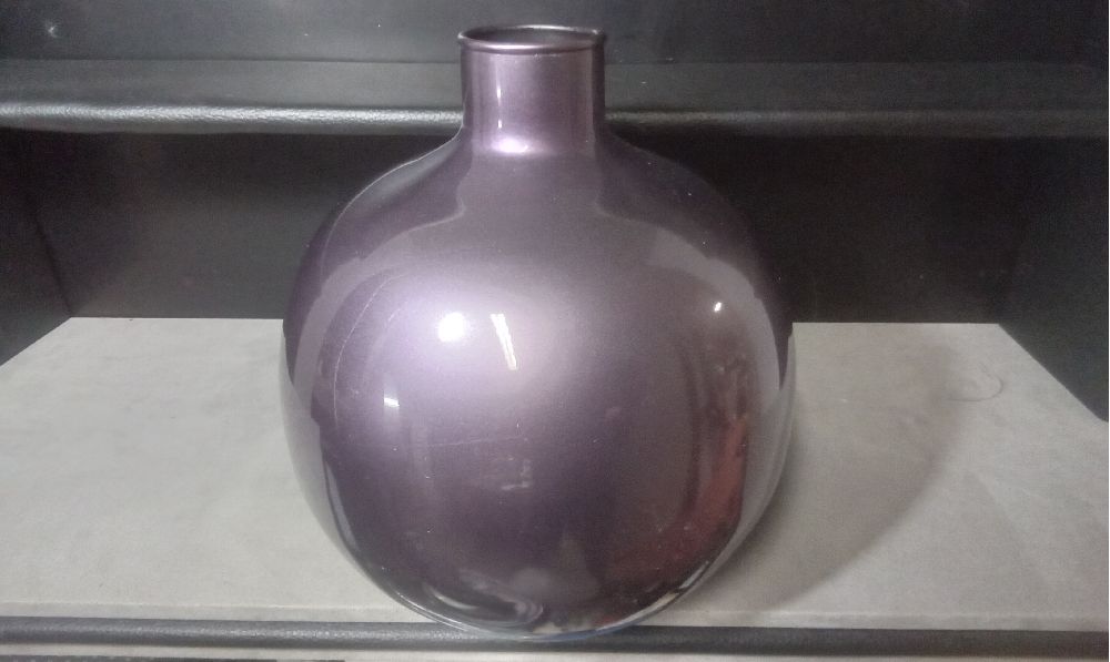 VASE VERRE VIOLET DESIGN