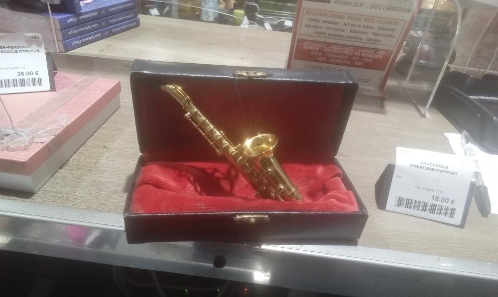 SAXOPHONE MINIATURE+COFFRET