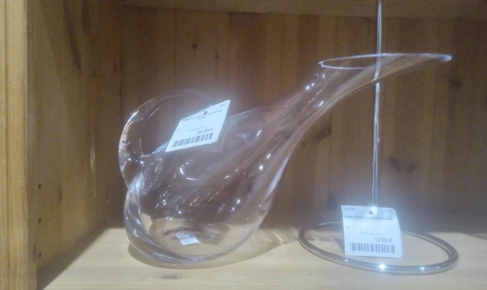 CARAFE A DECANTER VERRE 1ANSE