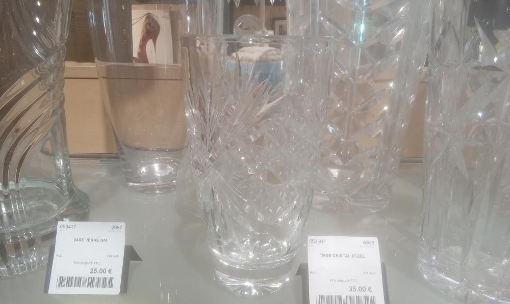 VASE CRISTAL ETZEL