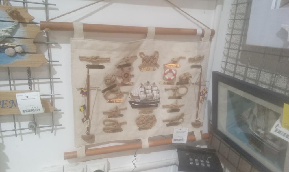 TABLEAU NEOUD DE MARIN AVEC SUPPORT BOIS