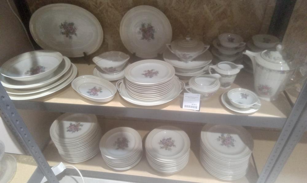 SERVICEC PORCELAINE ART DECO LIMOGES
