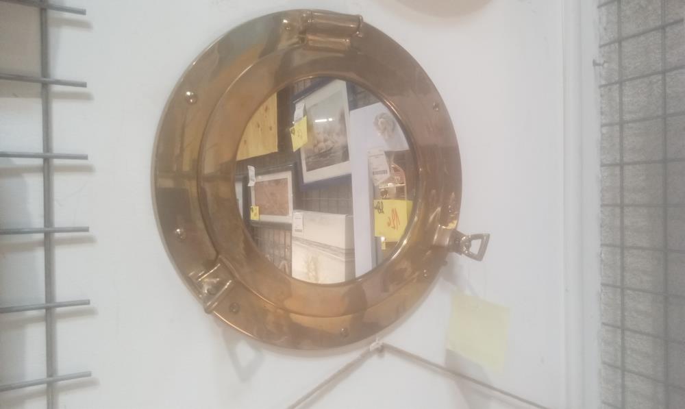 HUBLOT MIROIR DE MARINE LAITON