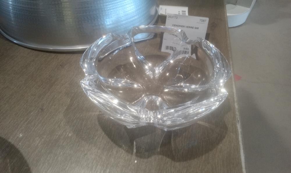 CENDRIER VERRE GM