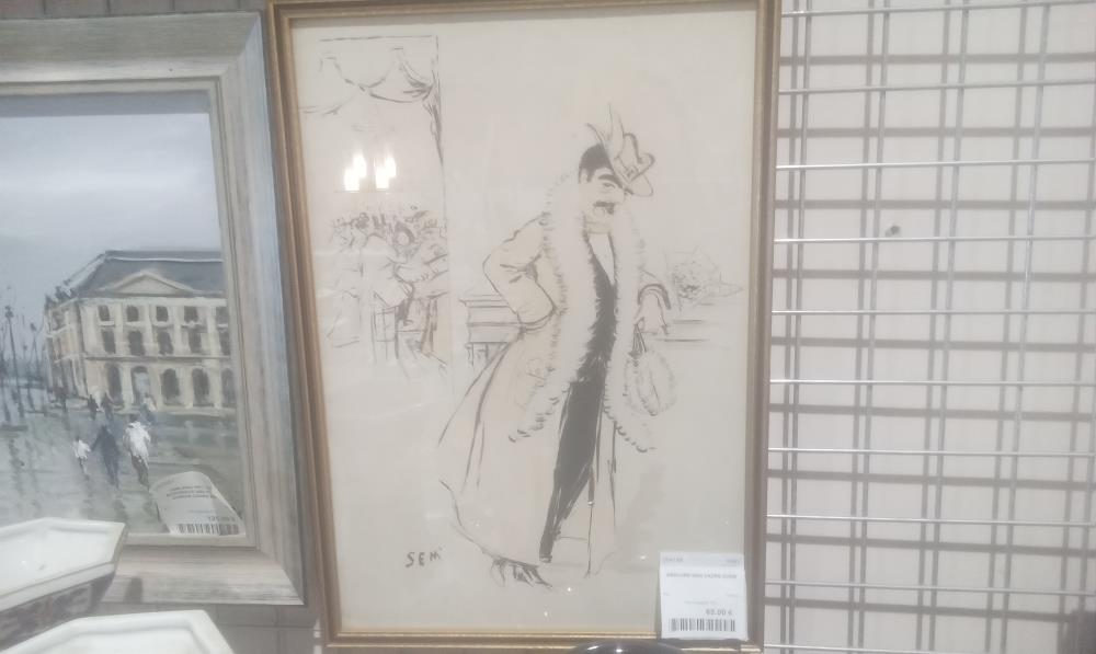 GRAVURE SEM CADRE DORE