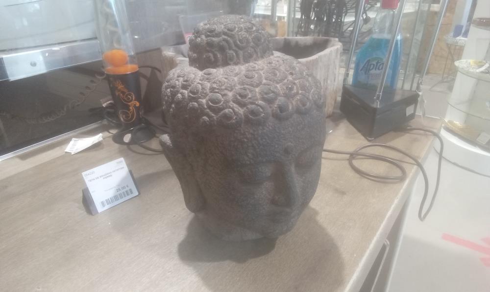 TETE DE BOUDDHA IMITATION PIERRE