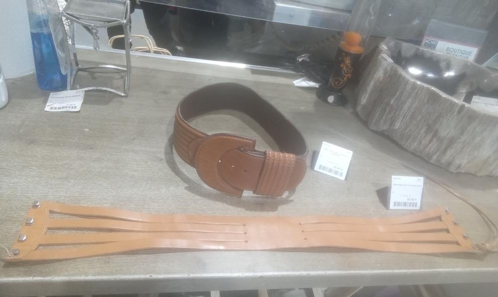CEINTURE CUIR VINTAGE ALAIA