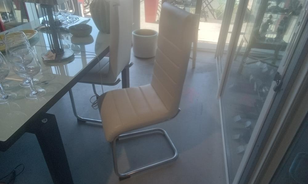 CHAISE LOOK BLANCHE