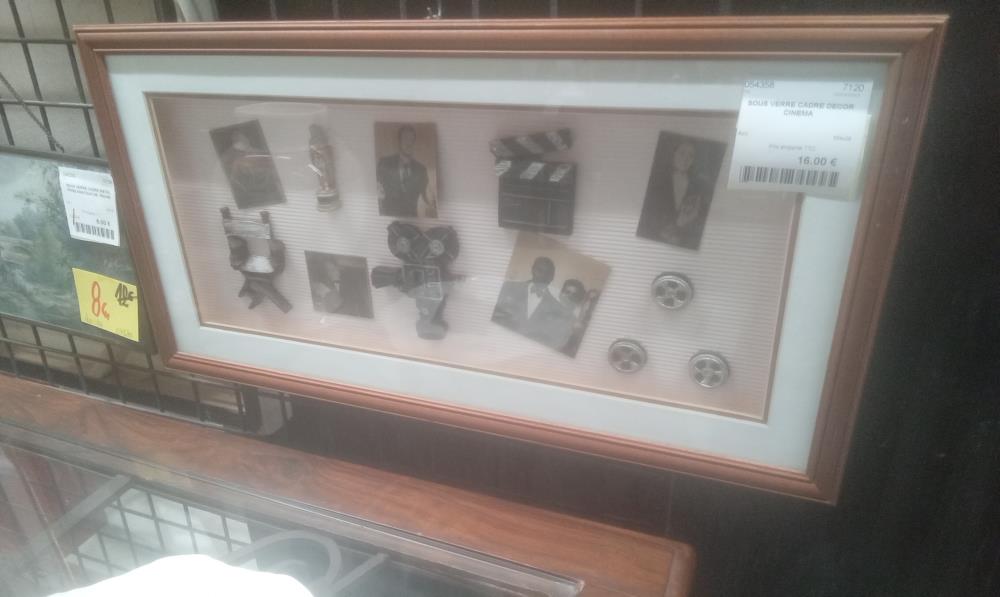 SOUS VERRE CADRE DECOR CINEMA