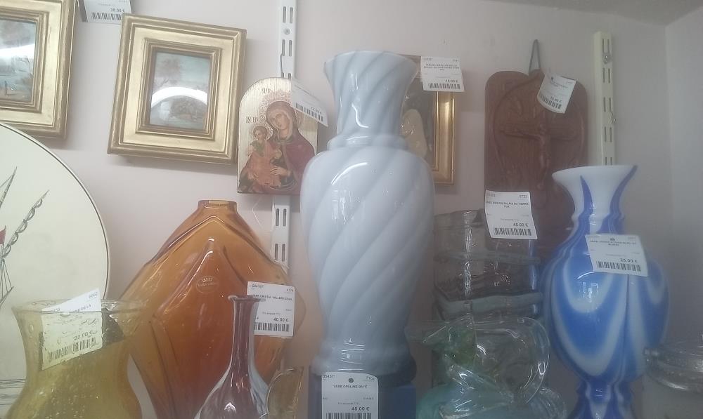 VASE OPALINE GM