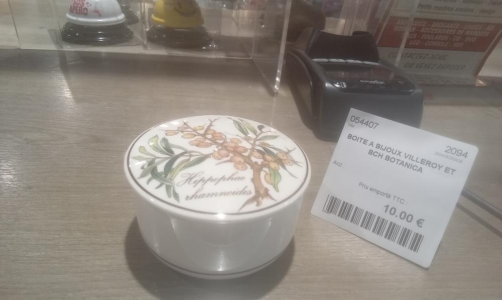 BOITE A BIJOUX VILLEROY ET BCH BOTANICA