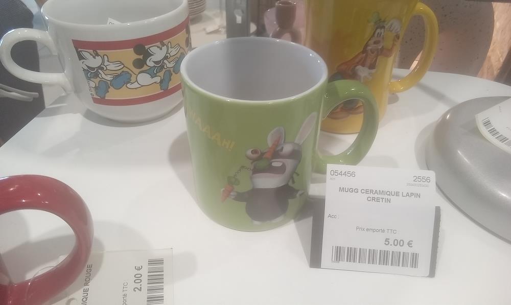 MUGG CERAMIQUE LAPIN CRETIN
