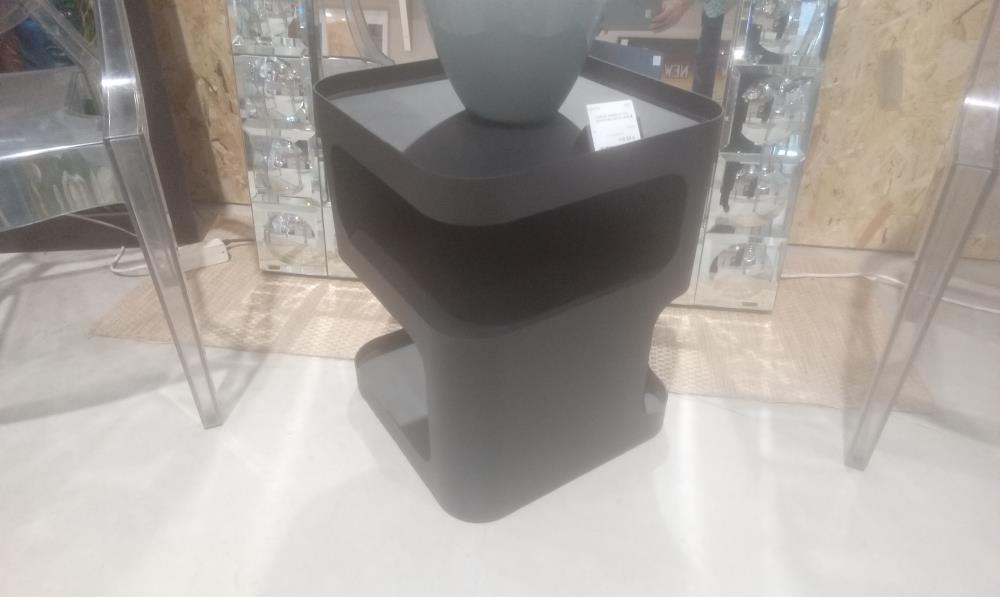 CHEVET DESIGN STYLE INDUSTRIEL METAL NOIR