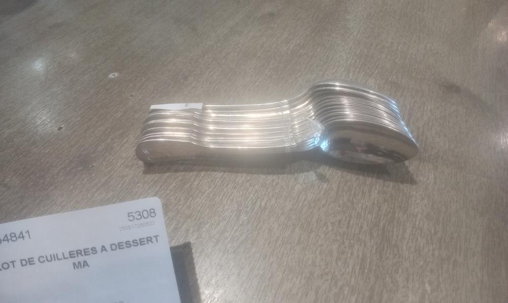 LOT DE CUILLERES A DESSERT MA