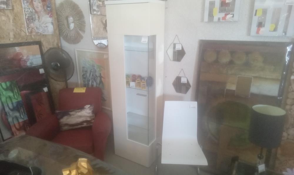 VITRINE  LAQUEE 1 PORTE EN L'ETAT
