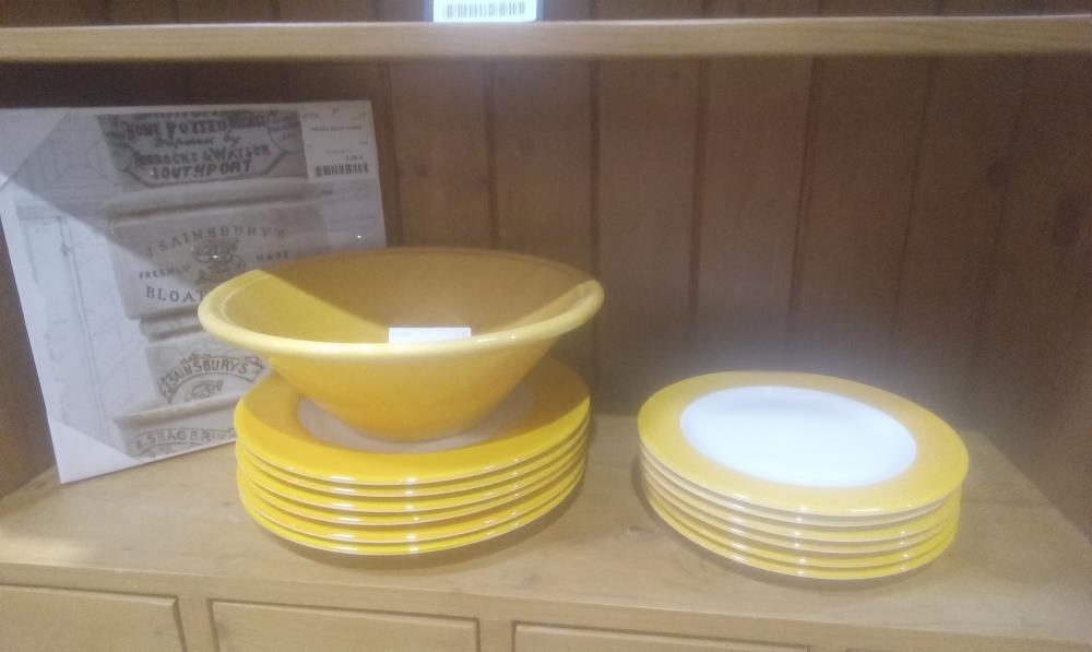 SERVICE CERAMIQUE JAUNE ITALY