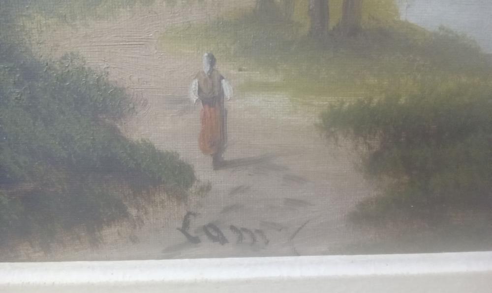 TABLEAU HST SBC LAMY SCENE LA PROMENADE CADRE