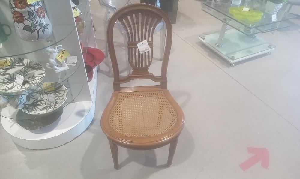 CHAISE CANNEE STYLE LOUIS XVI CAMILLE ET VENCE