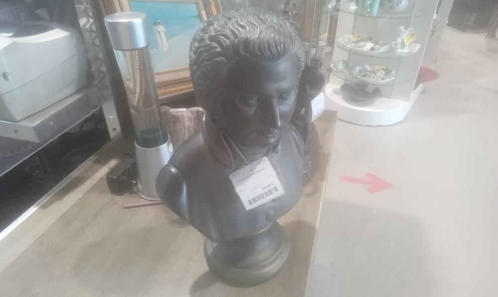 BUSTE PLATRE MOZART