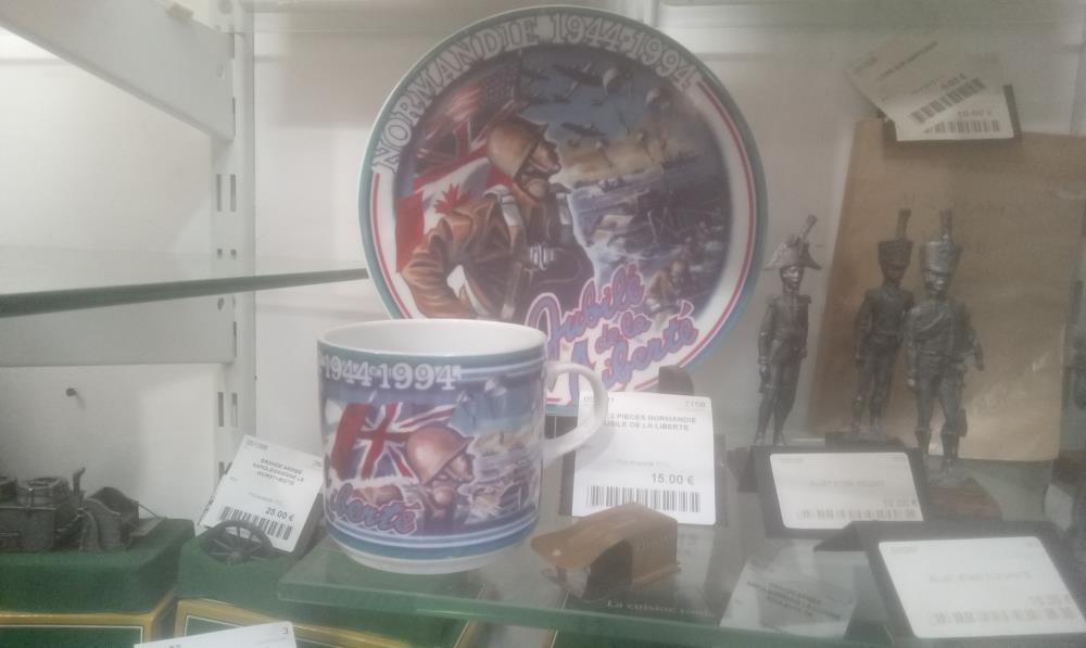 SET 3 PIECES NORMANDIE JUBILE DE LA LIBERTE