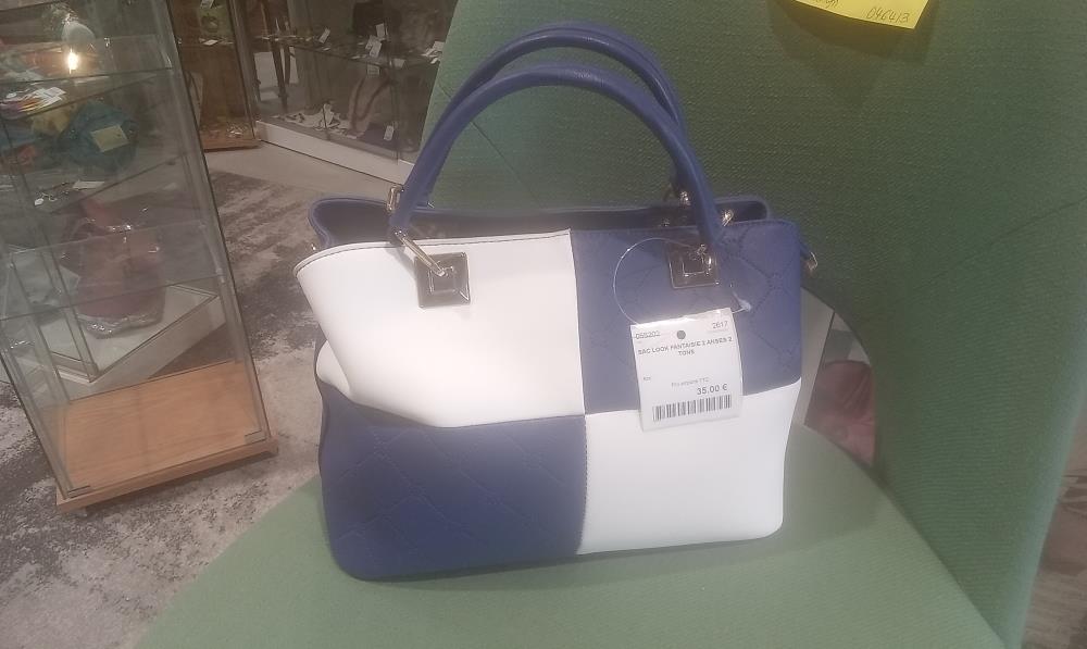 SAC LOOK FANTAISIE 2 ANSES 2 TONS