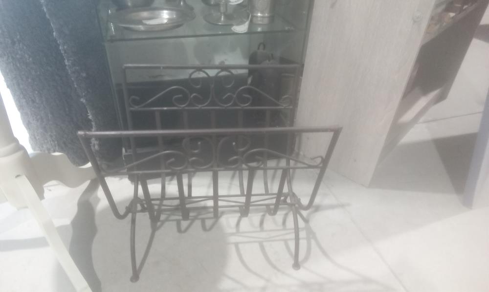 PORTE REVUE METAL FER FORGE