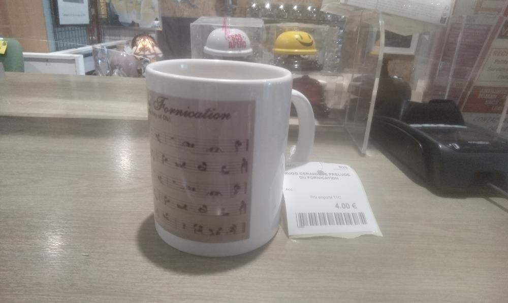 MUGG CERAMIQUE PRELUDE DU FORNICATION
