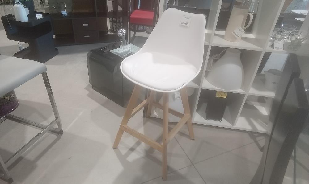 TABOURET ASSISE LOOK ASSISE BLANCHE