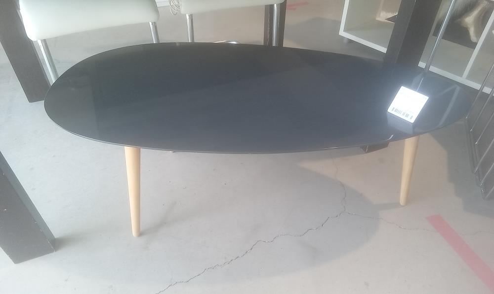 TABLE BASSE OVALE TRIPODE PLARTEAU EN L'ETAT