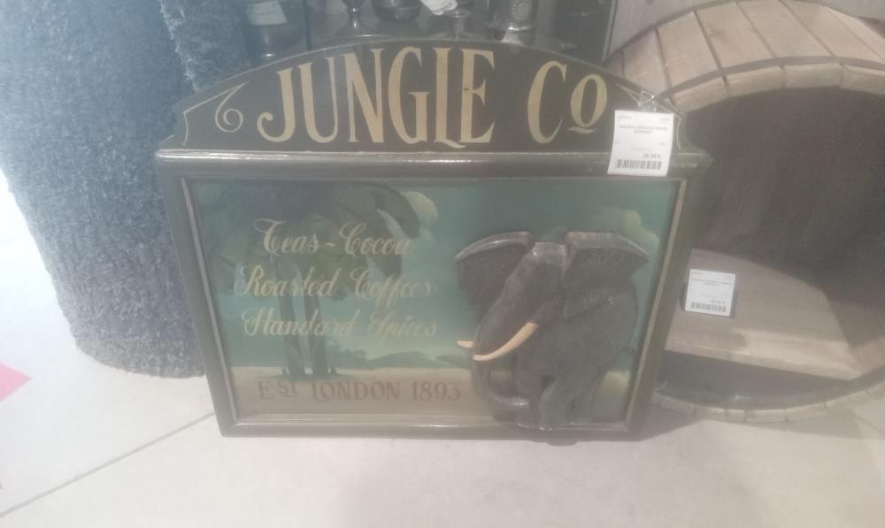 TABLEAU JUNGLE CO DECOR ELEPHANT
