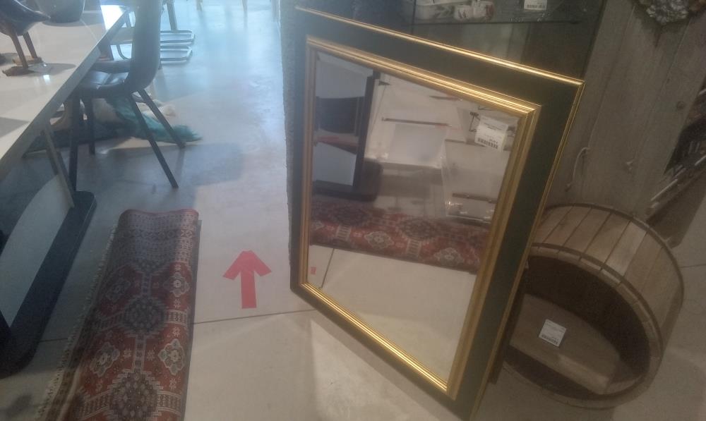 MIROIR 2 TONS GLACE BISEAUTE