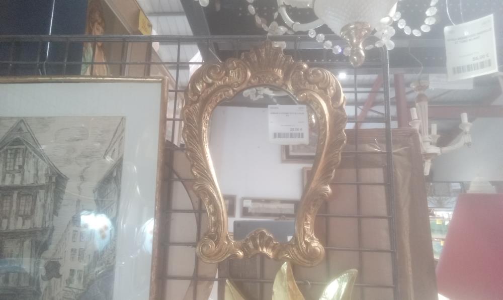 MIROIR A POSER STYLE LOUIS XV 