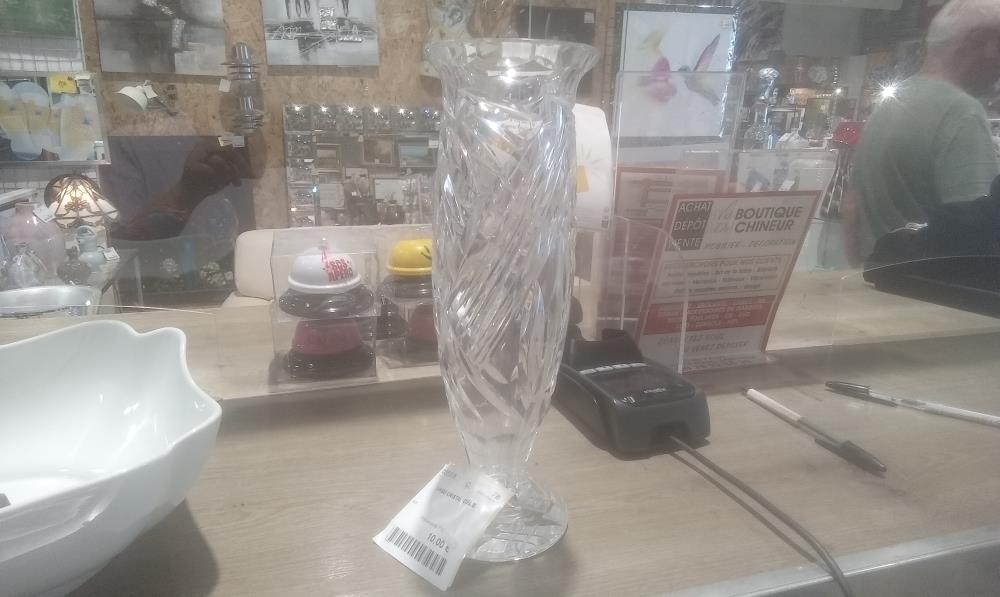 VASE CRISTAL  CISELE