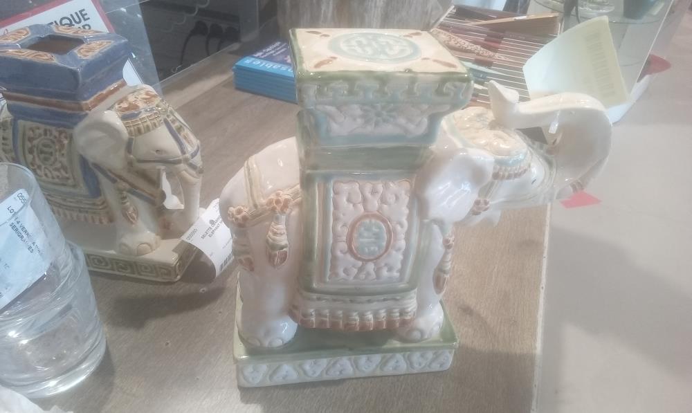 SELETTE CERAMIQUE ELEPHANT GM