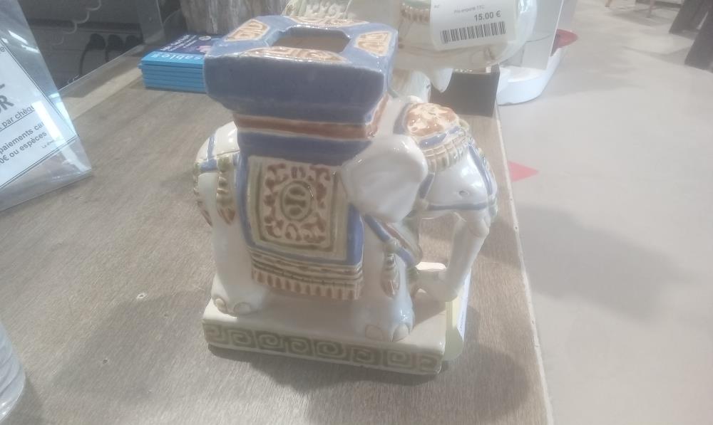 SELETTE CERAMIQUE ELEPHANT MM