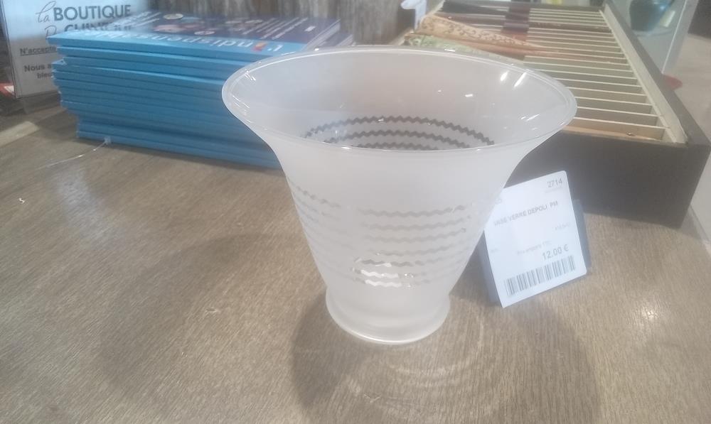 VASE VERRE DEPOLI  PM