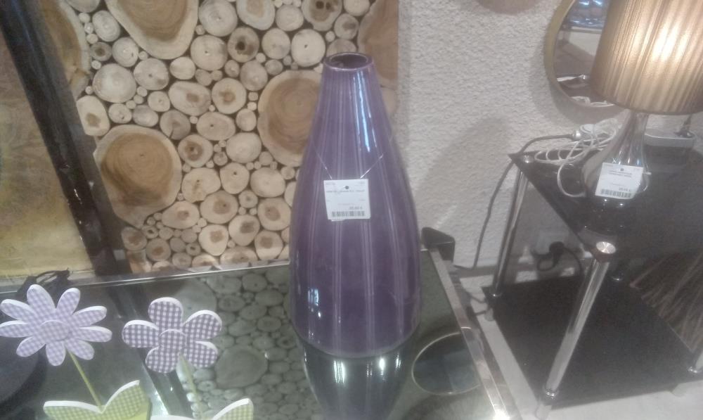 VASE CERAMIQUE FUT  VIOLET