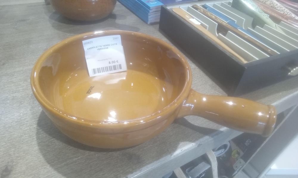 CASSOLETTE TERRE CUITE VERNISSE