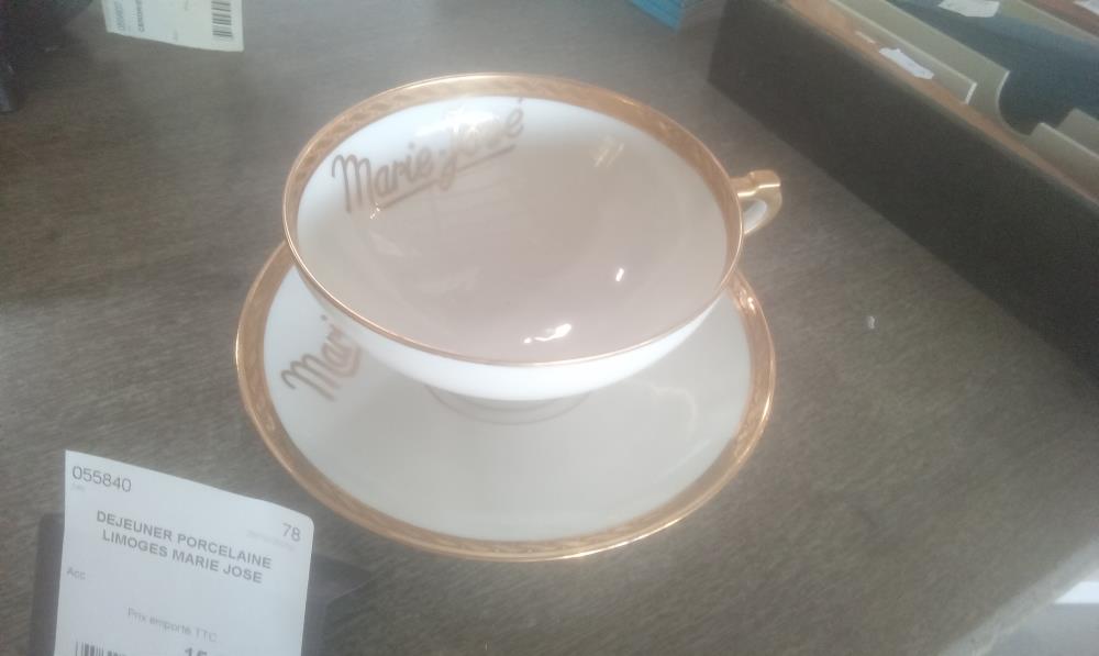 DEJEUNER PORCELAINE LIMOGES MARIE JOSE