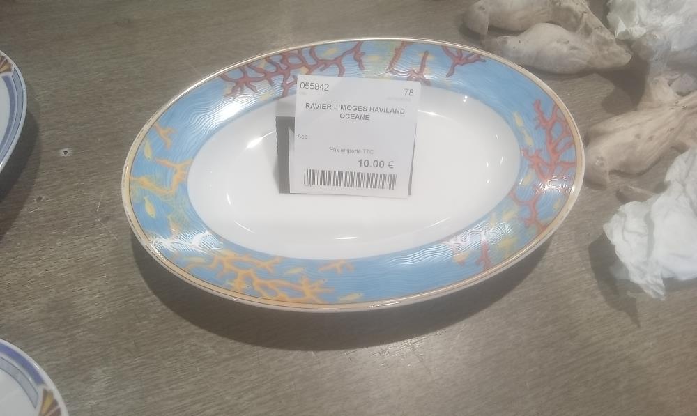 RAVIER LIMOGES HAVILAND OCEANE