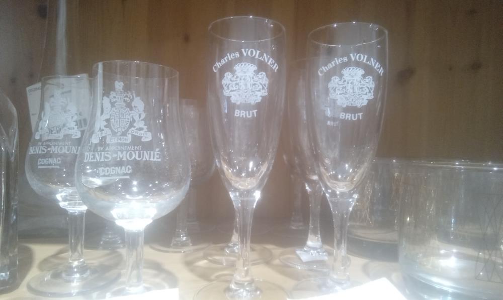 LOT DE 6 FLUTES A CHAMPAGNE CHARLES VOLNER