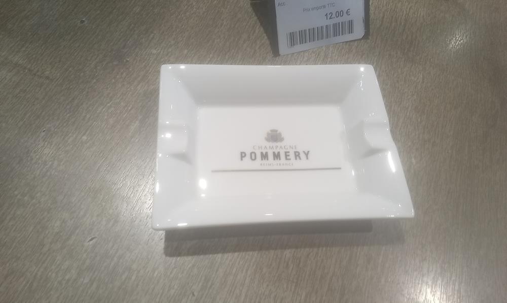 CENDRIER  PUBLICITAIRE POMMERY