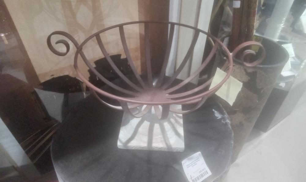 COUPE FER FORGE SOCLE IMITATION PIERRE