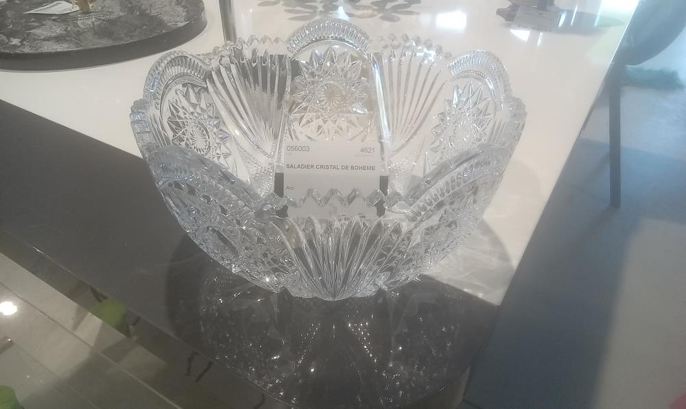 SALADIER CRISTAL DE BOHEME