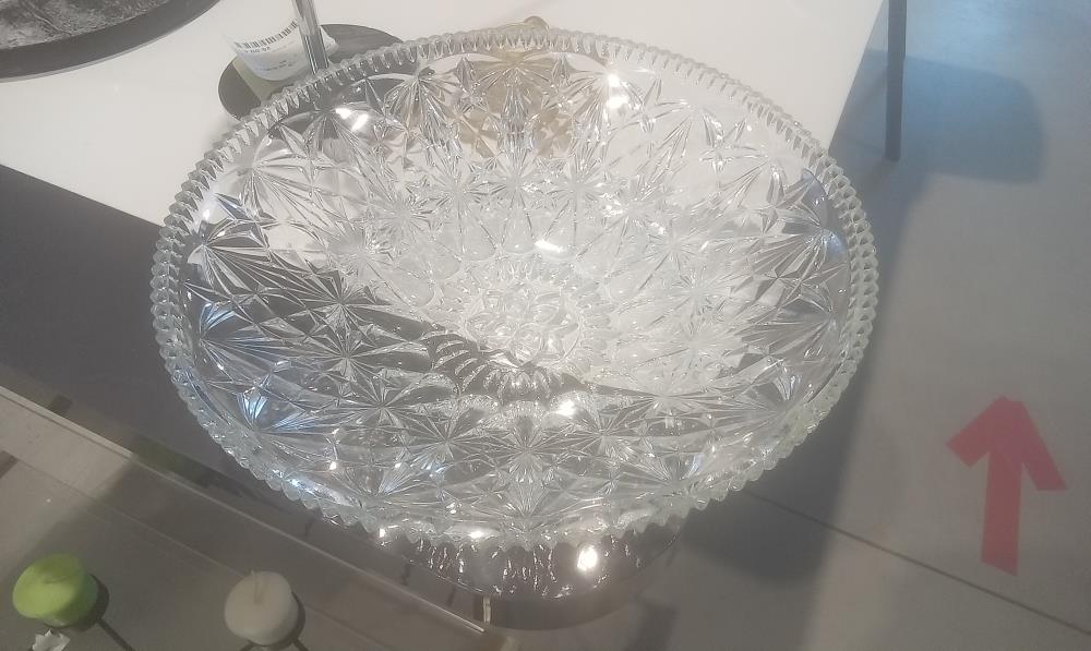SALADIER VERRE MOULE GM