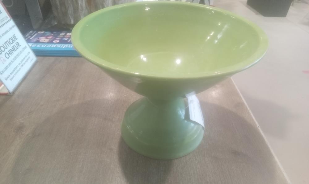 COUPE A FRUIT CERAMIQUE VERTE