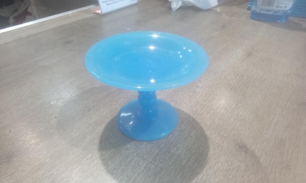 COUPE OPALINE BLEUE